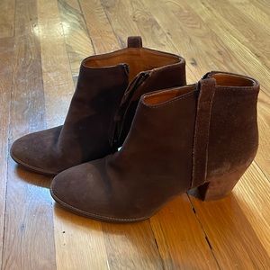 Brown Madewell Suede Booties